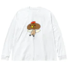 ポンテン堂のしいたけどり Big Long Sleeve T-Shirt