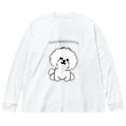 Wans Joie/ワンズジョワのふわもこ犬② Big Long Sleeve T-Shirt