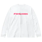 KickassのTaste like a strawberry. ビッグシルエットロングスリーブTシャツ