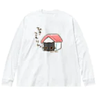 タカオエリのひきこもりん。おはぎさん。 Big Long Sleeve T-Shirt