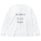 みぞぐちともやのWELCOME沼 ビッグシルエットロングスリーブTシャツ