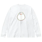 inko andのもちもちインコちゃん ビッグシルエットロングスリーブTシャツ