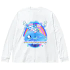 バキメモのDAISUKI! DOLPHIN バキちゃん ビッグシルエットロングスリーブTシャツ