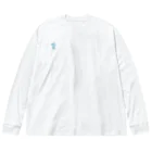 Dilly_DallyのDelphinium Big Long Sleeve T-Shirt