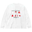 Coi_Galleryの最後で諦める折り紙 Big Long Sleeve T-Shirt