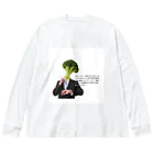 戦慄のｴｹﾁｬﾝのブロッコリー課長❕ Big Long Sleeve T-Shirt