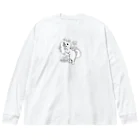 イラスト MONYAAT のポメラニアンお散歩WOW A_M Big Long Sleeve T-Shirt