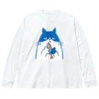 mincruのねこ と さかな Big Long Sleeve T-Shirt