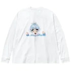 蕁のもずくくん ビッグシルエットロングスリーブTシャツ