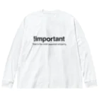 もりてつの!important Big Long Sleeve T-Shirt