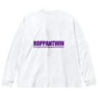 ultra marine yellow_storageのRPN-purple ビッグシルエットロングスリーブTシャツ