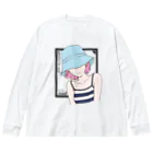 dot_sad_productsのgirl(s) is sad. Big Long Sleeve T-Shirt