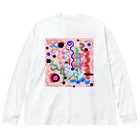 ユーモアガレージ🎈のおしゃれ模様❸ Big Long Sleeve T-Shirt