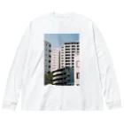 idmの人がいない建物 ビッグシルエットロングスリーブTシャツ