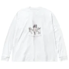 かみらいすのバレリーナこねこ（ライトカラー） Big Long Sleeve T-Shirt