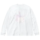 縁起屋のミルククラウンバニー Big Long Sleeve T-Shirt