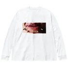 namiMoのピアス　口 Big Long Sleeve T-Shirt