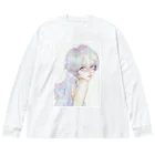 dahlia shop SUZURIのOpal ビッグシルエットロングスリーブTシャツ