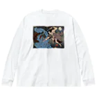 nidan-illustrationの"武者絵" 1-#1 Big Long Sleeve T-Shirt