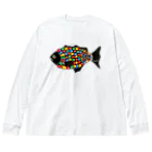 Yamadatinkuの謎の魚 Big Long Sleeve T-Shirt