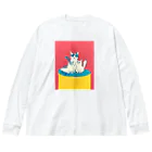 oxygenの猫遊亭一門 Big Long Sleeve T-Shirt