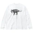 segasworksのAmargasaurus（白黒） Big Long Sleeve T-Shirt