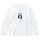 ぱんだ屋さんのドヤ顔 パンダ Big Long Sleeve T-Shirt