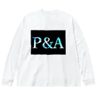 P＆A(パンダ)のシャボン玉 Big Long Sleeve T-Shirt