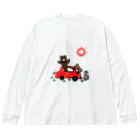 &POEMのクマ、運転始めました Big Long Sleeve T-Shirt