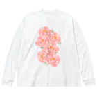 Katie（カチエ）のシャクヤクの花束 Big Long Sleeve T-Shirt