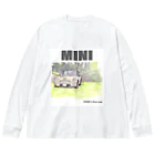 ZONN’s Bug-endのMINI 水彩スケッチ　01 ビッグシルエットロングスリーブTシャツ