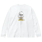 イラスト MONYAAT のはいきんりょくチェック M Big Long Sleeve T-Shirt