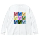 MUGURa-屋のムグラのグ　混 Big Long Sleeve T-Shirt