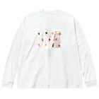 コ　ト　ド　スのflower light Big Long Sleeve T-Shirt