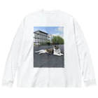 ながしっぽ from.さくらねこの家のながしっぽ　type．Ｉ Big Long Sleeve T-Shirt