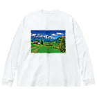 GALLERY misutawoのスイス ベルナー・オーバーラント地方 Big Long Sleeve T-Shirt