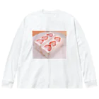 癒しショップのショートケーキ Big Long Sleeve T-Shirt