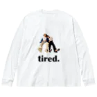 tired.のおつかれおふたりさん　by tired. Big Long Sleeve T-Shirt