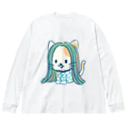 ファンシーショップゆきのふのあまびえにゃんこ Big Long Sleeve T-Shirt