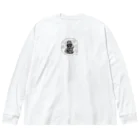 ボアヴィーダのありがとう「 想いにふける観音様 」ちょっとダーク Big Long Sleeve T-Shirt