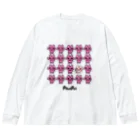 PostPet Official Shopのコモモをさがせ Big Long Sleeve T-Shirt