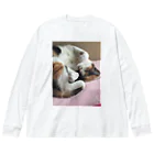 モモさんショップの愛猫モモ Big Long Sleeve T-Shirt