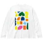 六甲ミーツ・アート芸術散歩2021のColor ver.H/Rokko Meets Art 2021 ビッグシルエットロングスリーブTシャツ