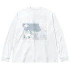 ねこぴおん🌐💤のセレン化水素 ビッグシルエットロングスリーブTシャツ