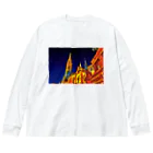 GALLERY misutawoのハンガリー 夜のマーチャーシュ聖堂 Big Long Sleeve T-Shirt