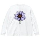 HYBS FOR MEのお花の様な笑顔 ビッグシルエットロングスリーブTシャツ