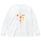 イラストレーター おおでゆかこのcitrus fruits ビッグシルエットロングスリーブTシャツ