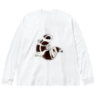 金魚大好き悠tubeのネットショップのニシアフホワイトアウトオレオ Big Long Sleeve T-Shirt