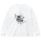 まだなまえはきまってないよ！の黒猫ちゃん No.4 Big Long Sleeve T-Shirt