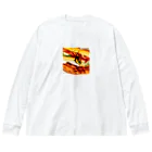 1569のハンバーガー＆ソーセージ ビッグシルエットロングスリーブTシャツ
